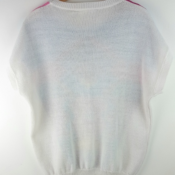 VTG L.A. LADY Tribal Sweater Vest Multi Color - Picture 2 of 8